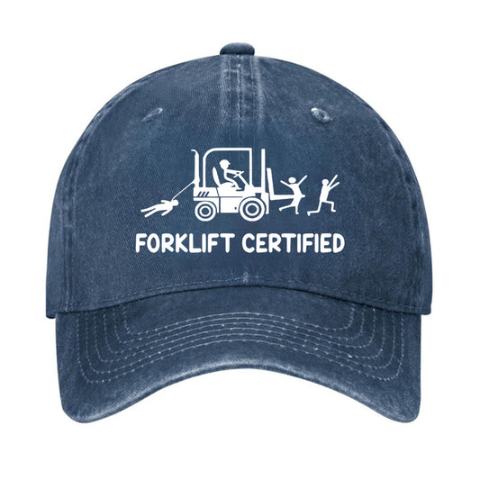 Forklift Certified Funny Hat